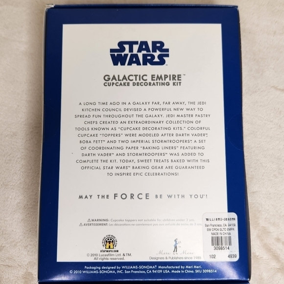 Meri Meri Star Wars Baking Set Darth Vader, Stormtroopers, Boba Fett - Picture 2 of 7